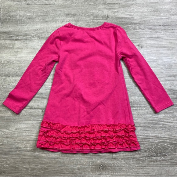 Hello Kitty Pink Ruffle Long Sleeve Dress Tunic - Picture 2 of 3